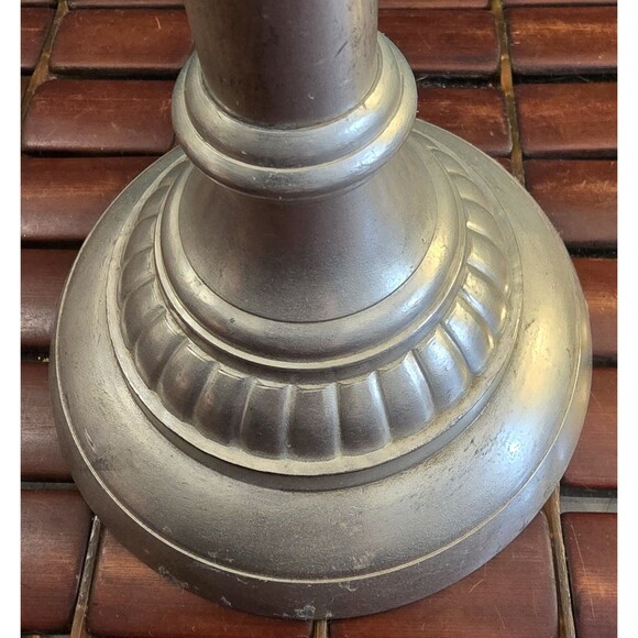 Vintage Pewter Candlestick White Barn Candle Co. 12.75" High - Picture 2 of 6